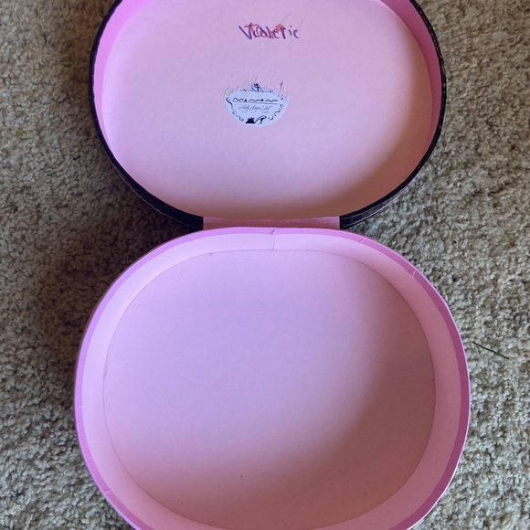 VINTAGE 2003 LADY JAYNE GLAMOUR GIRLS PINK STACKING SUITCASE HINGED w HANDLE EUC - Picture 11 of 13